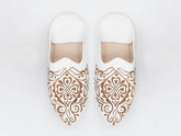 Moroccan White Women Babouche